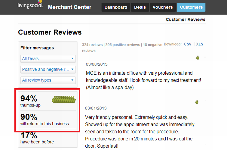 Living Social ratings Living Social ratings